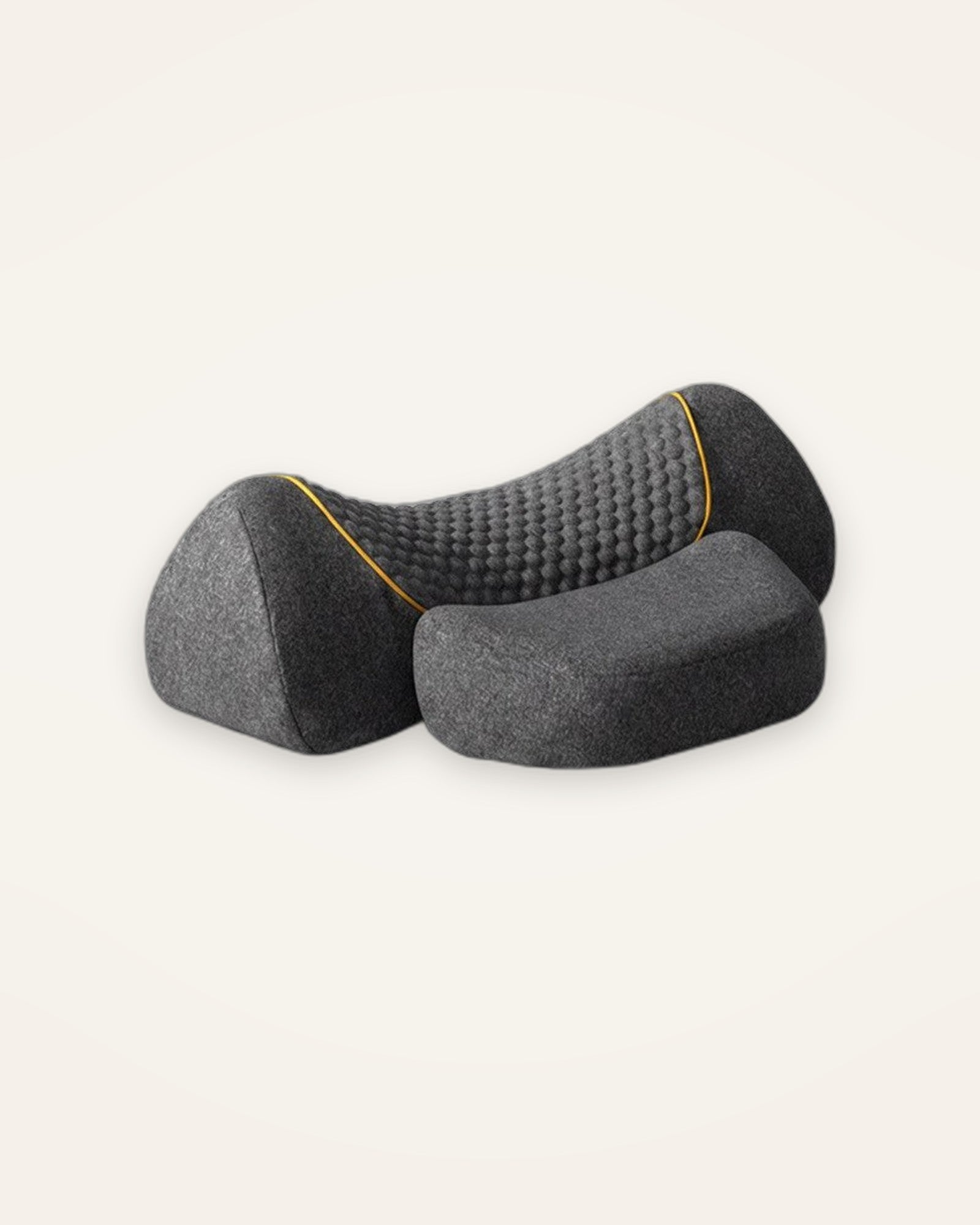 Arvell Neck Support Pillow, Classic Gray