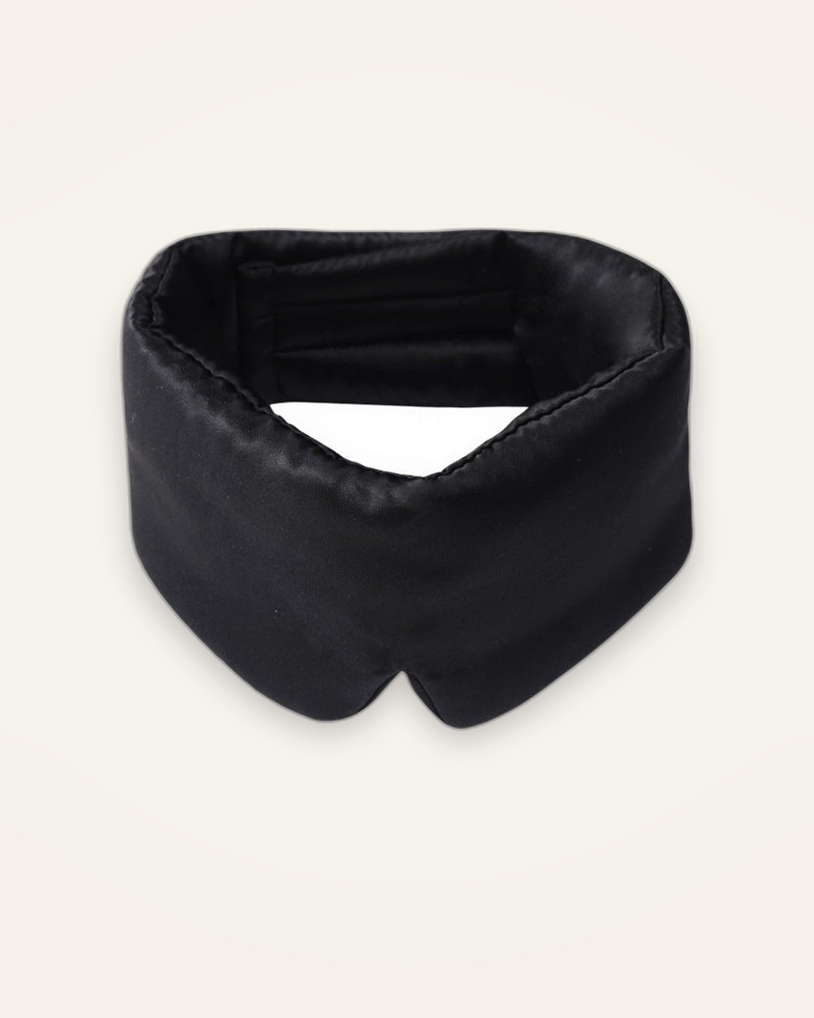 Arvell Mulberry Silk Sleep Mask in Black