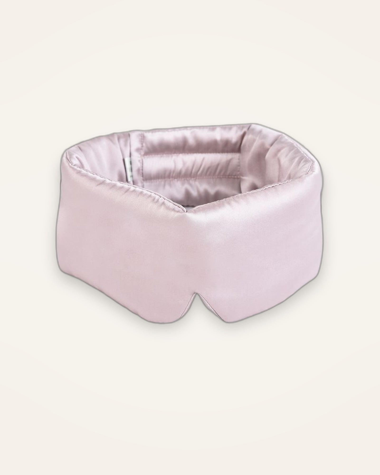 Arvell Mulberry Silk Sleep Mask in Blush