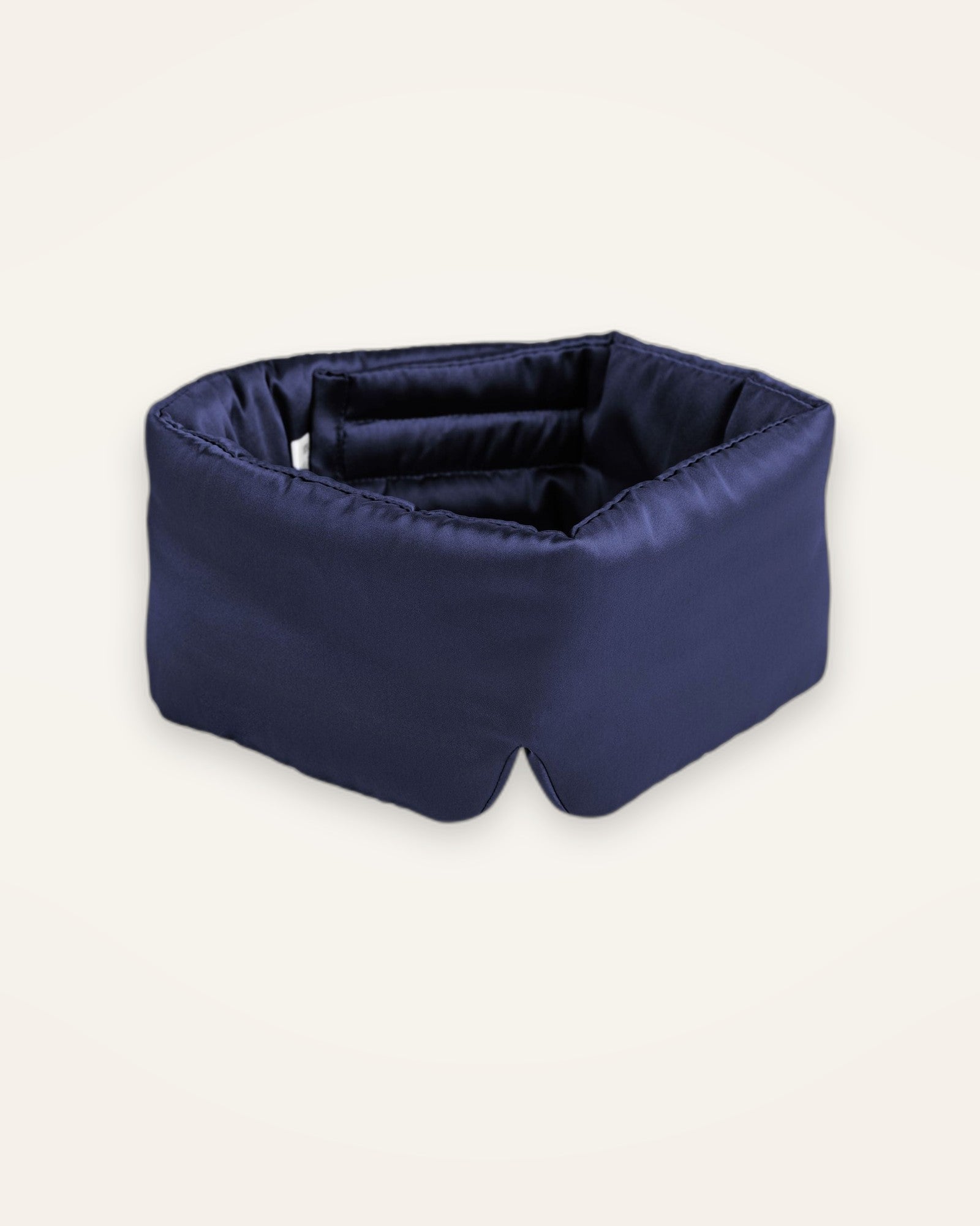 Arvell Mulberry Silk Sleep Mask in Navy Blue
