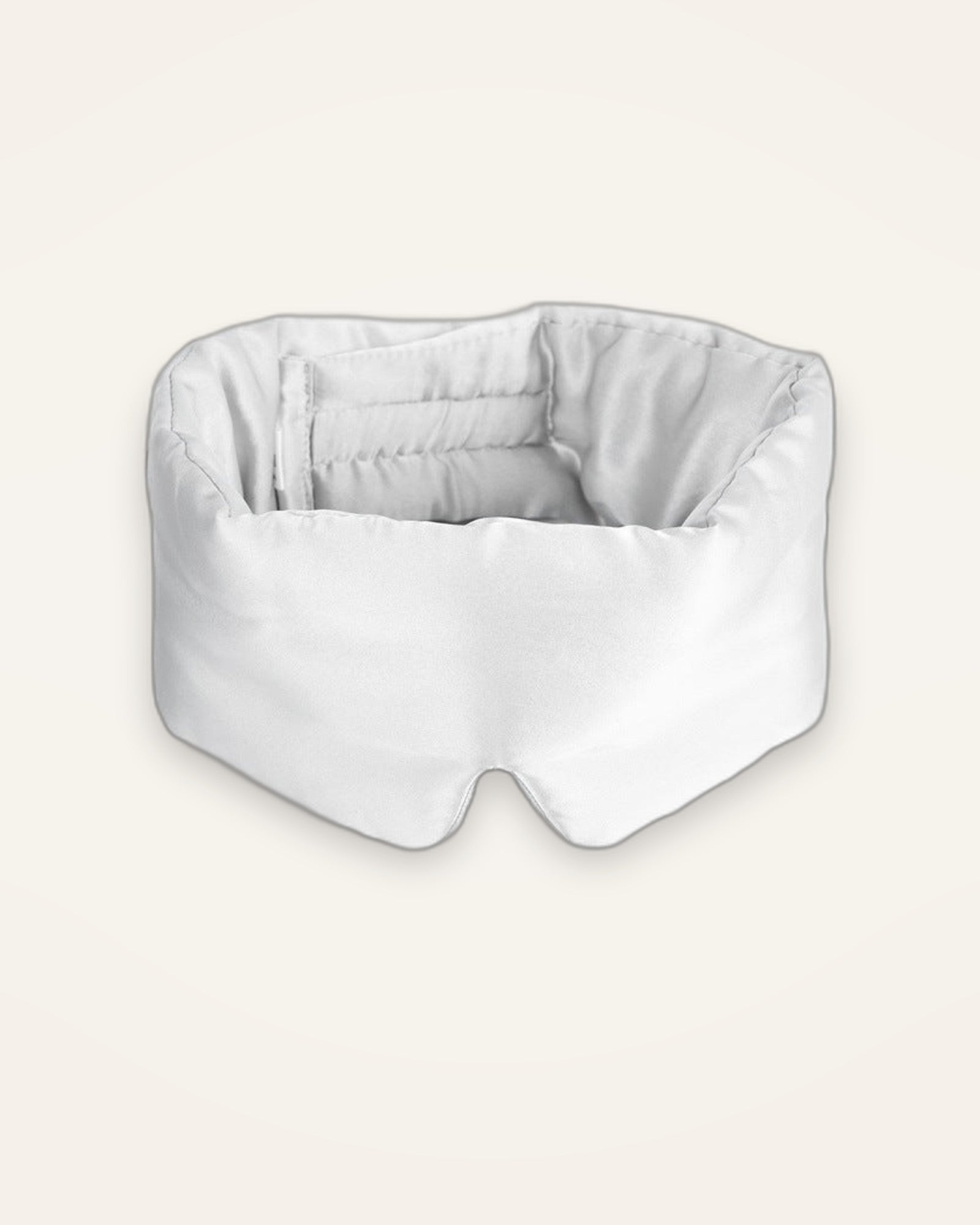 Arvell Mulberry Silk Sleep Mask in Silver