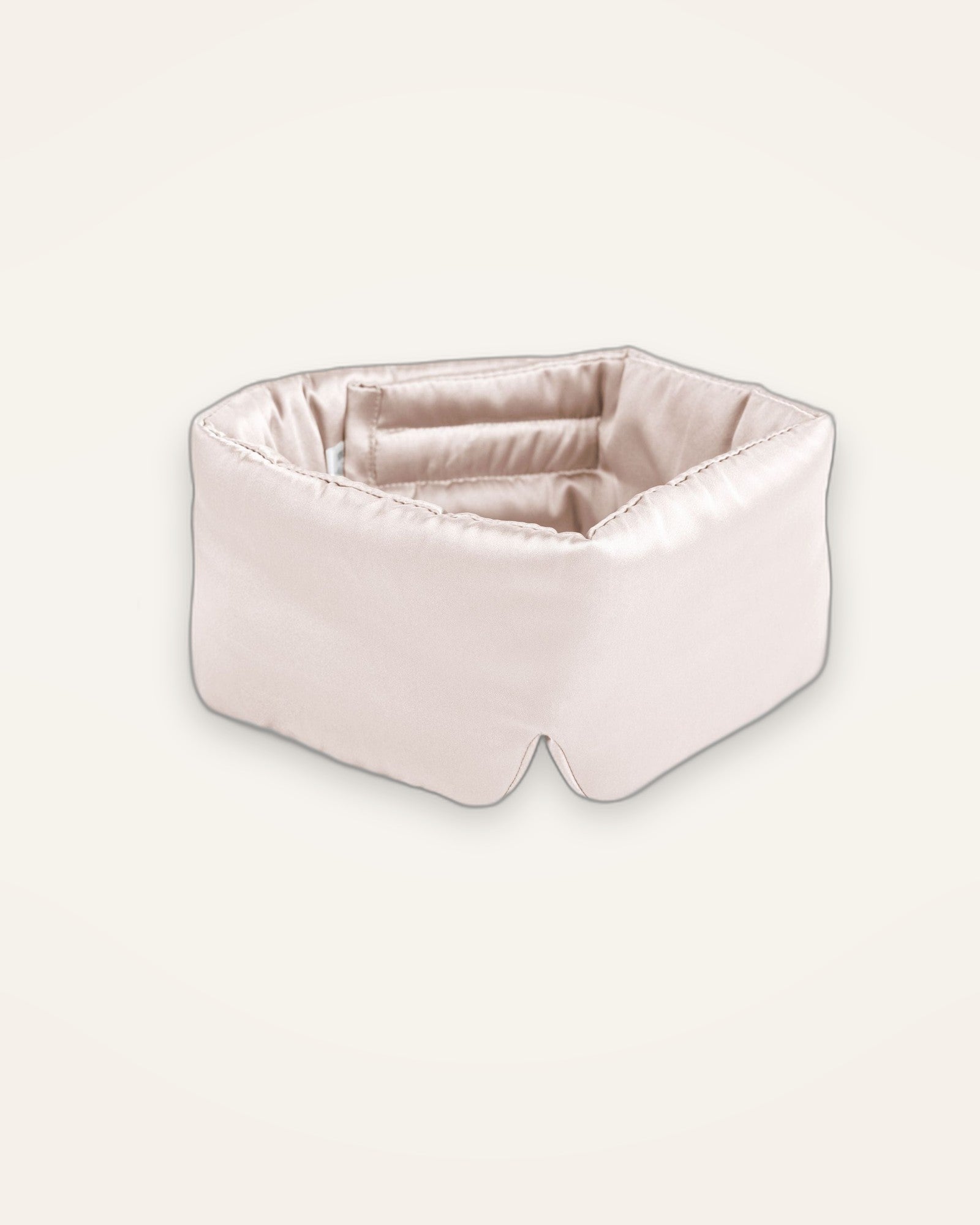 Arvell Mulberry Silk Sleep Mask in Stone